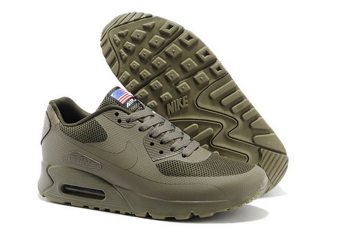 Nike Air Max 90 Hyp Qs Men All Brown Running Shoes Wholesale